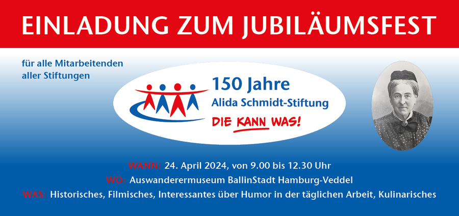 Cover der Einladungskarte zum Jubiläumsfest